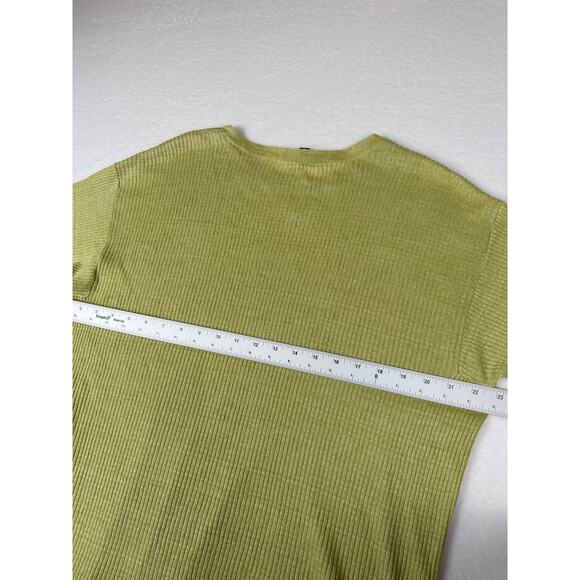 NWT Eileen fisher organic linen slub tunic canary size SP - Picture 7 of 9
